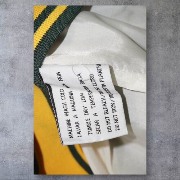 Vintage Green Bay Packers Pro Layer Windbreaker Jacket XXG Korea NFL Half Zip - Picture 10 of 11